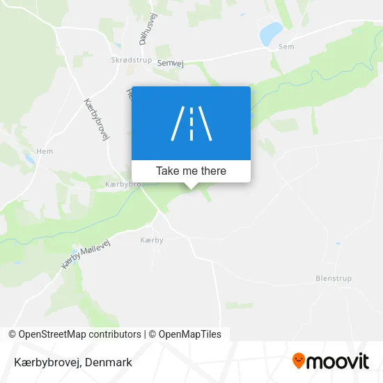 Kærbybrovej map