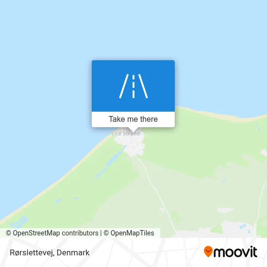 Rørslettevej map