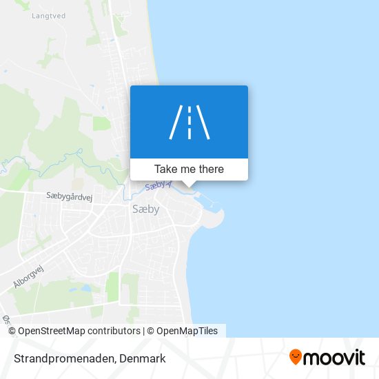 Strandpromenaden map