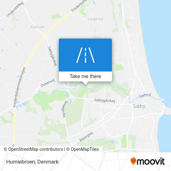 Humlebroen map