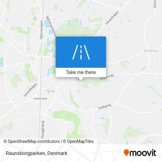 Raunsborgparken map