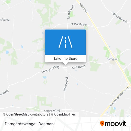 Damgårdsvænget map