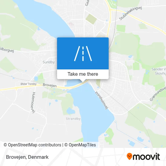 Brovejen map