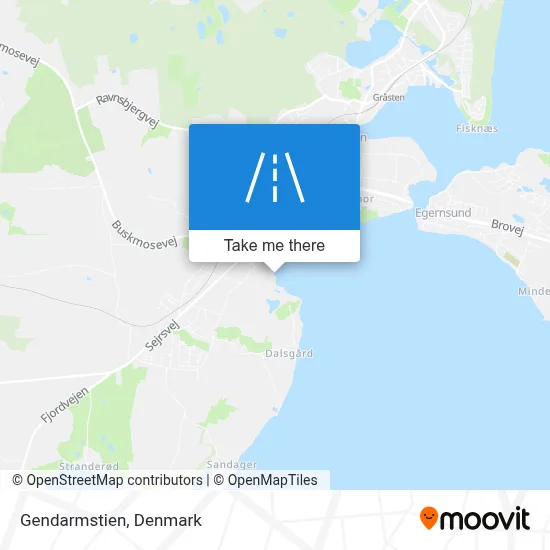Gendarmstien map