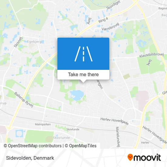 Sidevolden map
