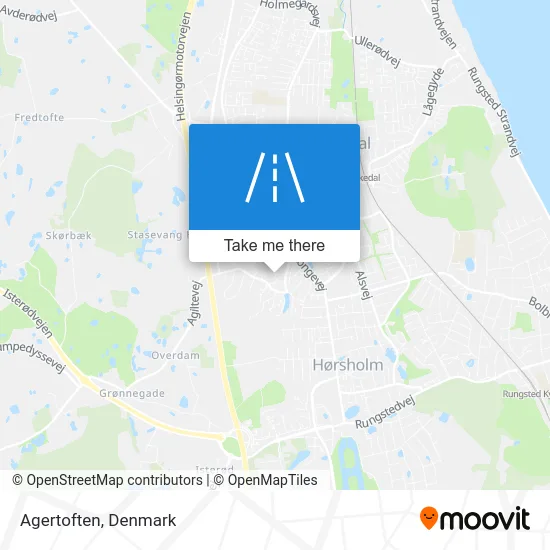 Agertoften map