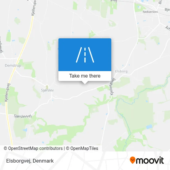 Elsborgvej map
