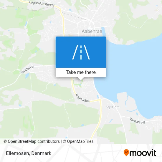 Ellemosen map