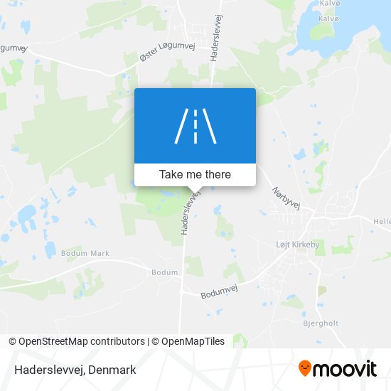 Haderslevvej map