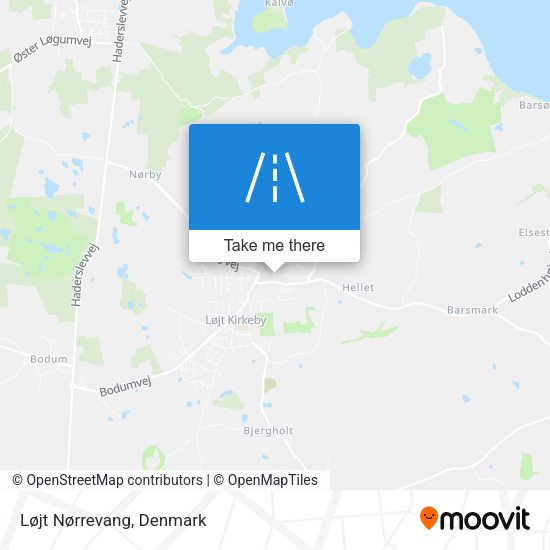 Løjt Nørrevang map