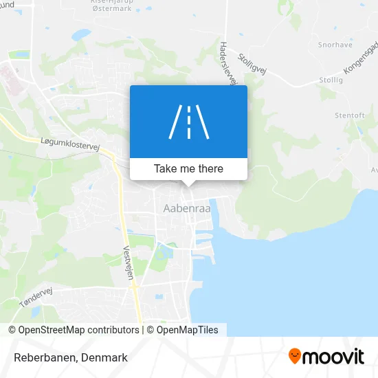 Reberbanen map
