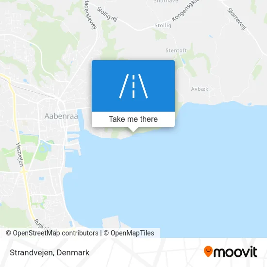 Strandvejen map
