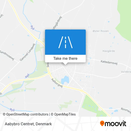 Aabybro Centret map