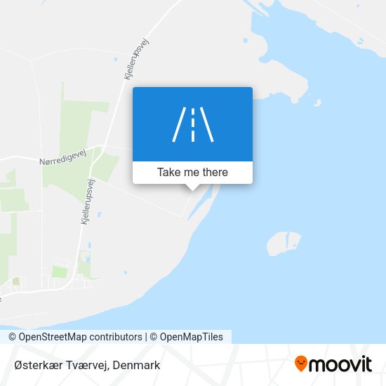 Østerkær Tværvej map