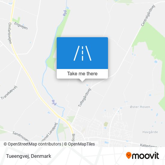 Tueengvej map