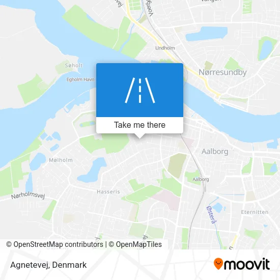 Agnetevej map