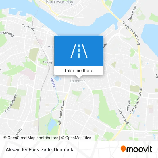 Alexander Foss Gade map