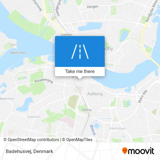 Badehusvej map