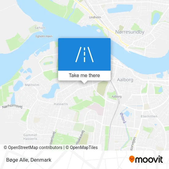 Bøge Alle map