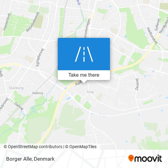 Borger Alle map