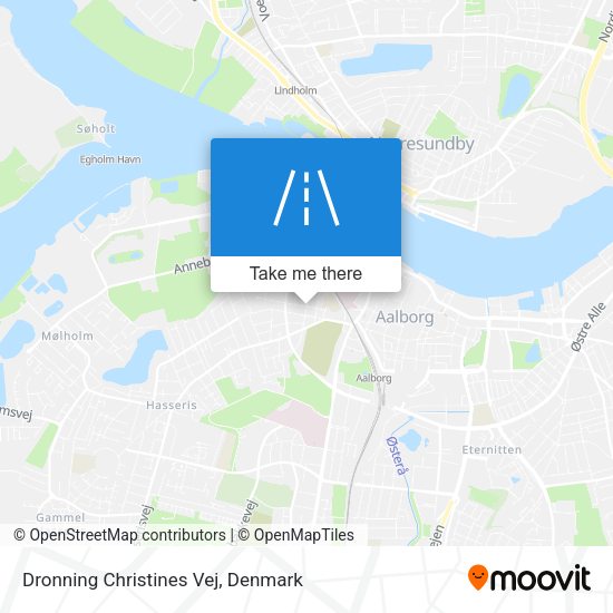 Dronning Christines Vej map