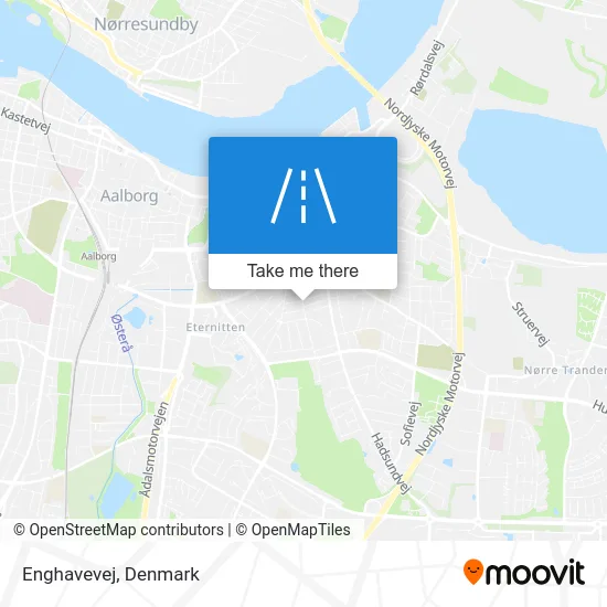 Enghavevej map