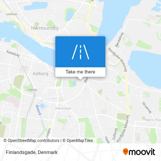 Finlandsgade map