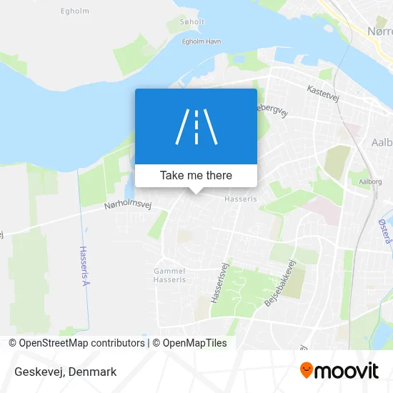 Geskevej map