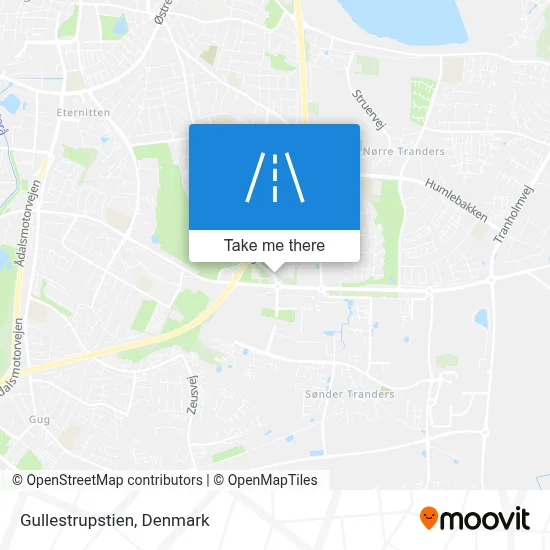 Gullestrupstien map