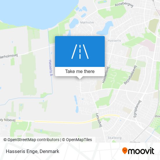 Hasseris Enge map