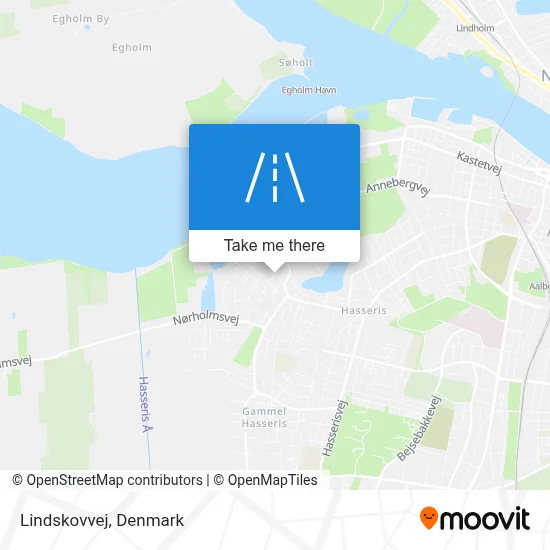 Lindskovvej map