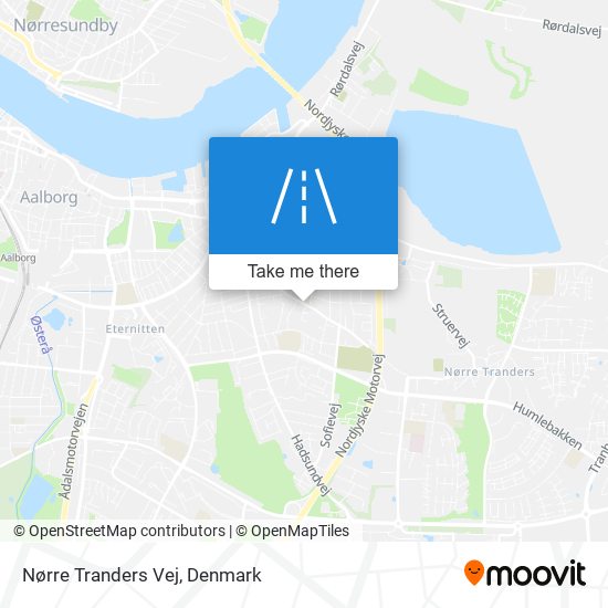 Nørre Tranders Vej map