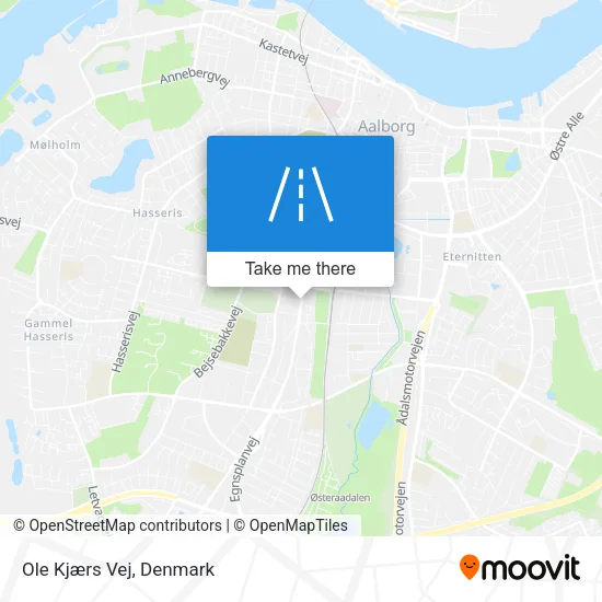 Ole Kjærs Vej map