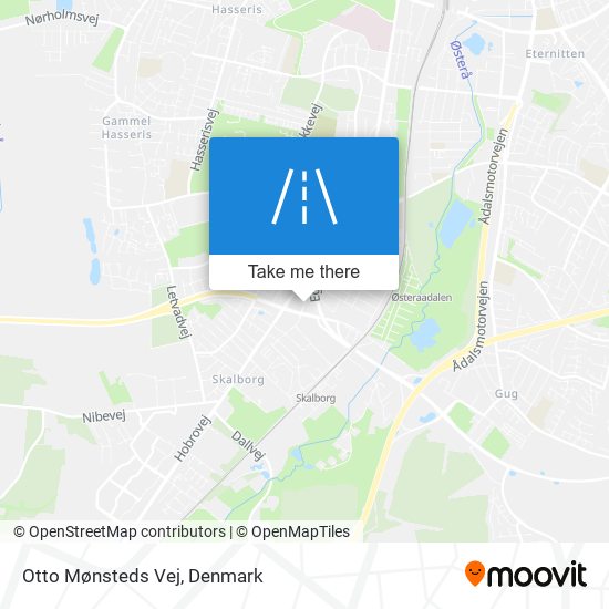 Otto Mønsteds Vej map