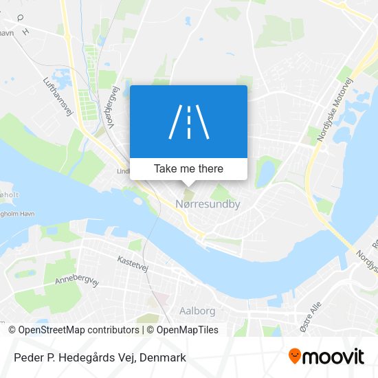 Peder P. Hedegårds Vej map