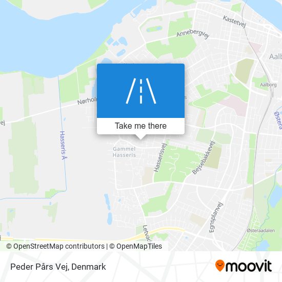 Peder Pårs Vej map