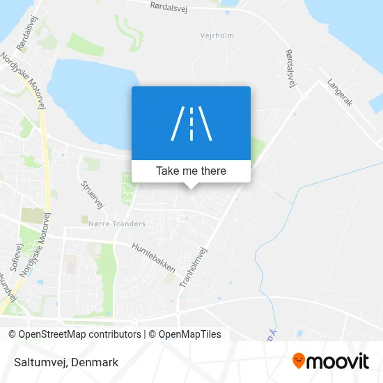 Saltumvej map