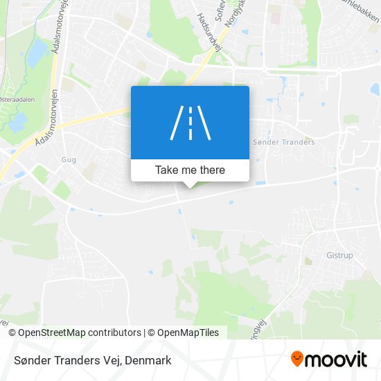 Sønder Tranders Vej map