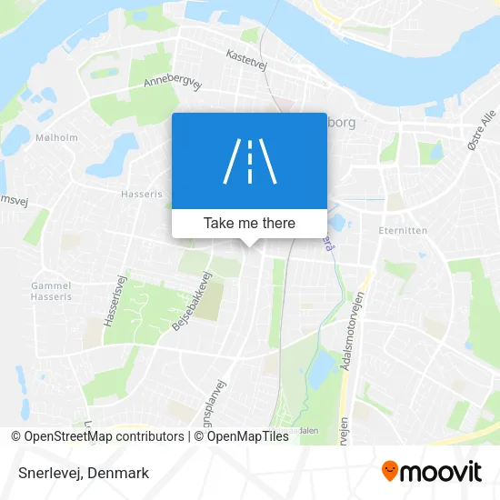 Snerlevej map