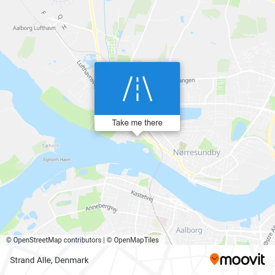 Strand Alle map