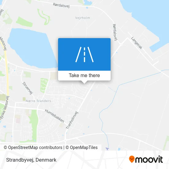 Strandbyvej map