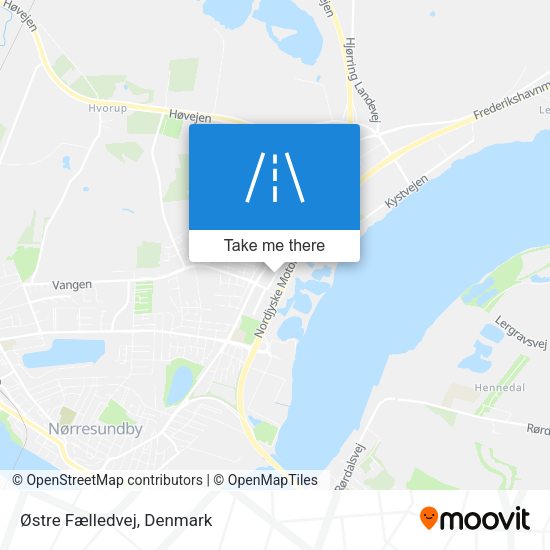 Østre Fælledvej map