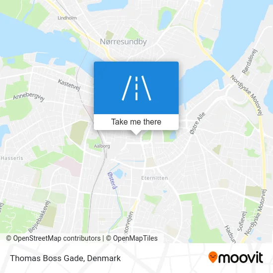 Thomas Boss Gade map