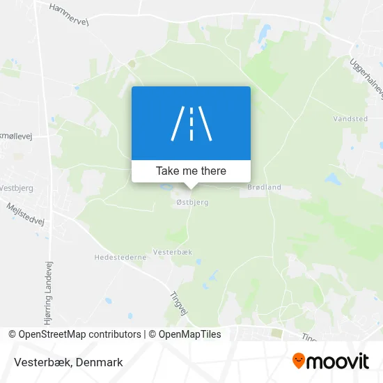 Vesterbæk map
