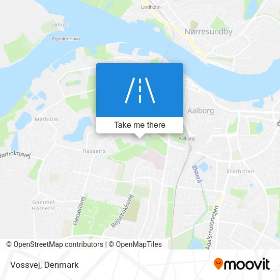 Vossvej map