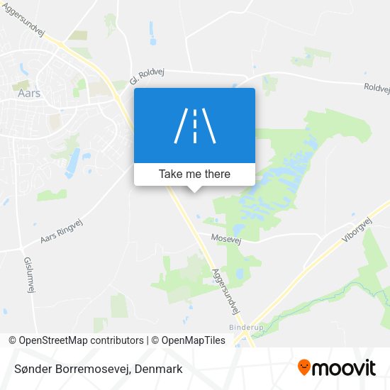 Sønder Borremosevej map
