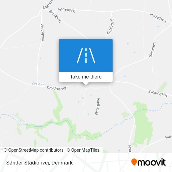Sønder Stadionvej map