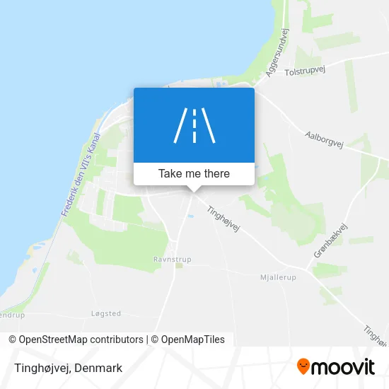 Tinghøjvej map