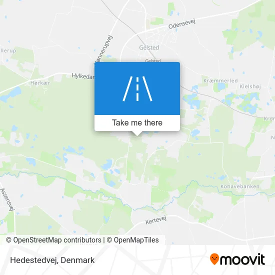 Hedestedvej map
