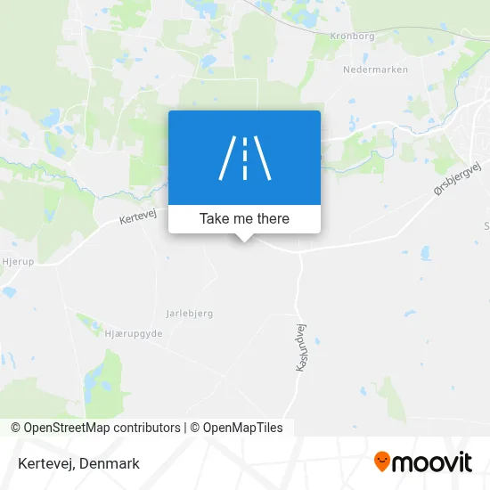 Kertevej map